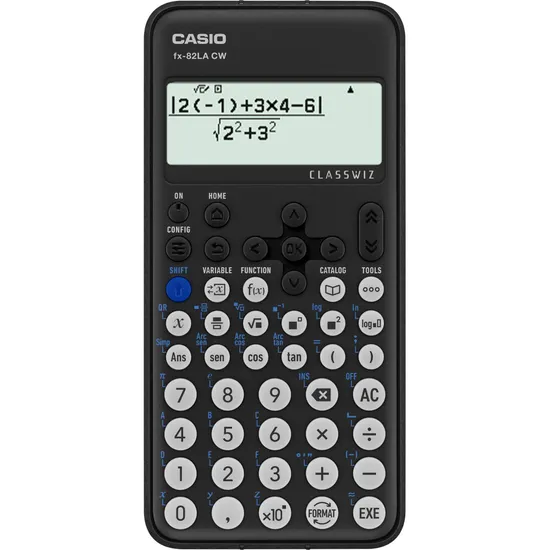 Calculadora Cientifica Casio FX-82LACW ClassWiz por 99,99 à vista no boleto/pix ou parcele em até 3x sem juros. Compre na loja Mundomax!