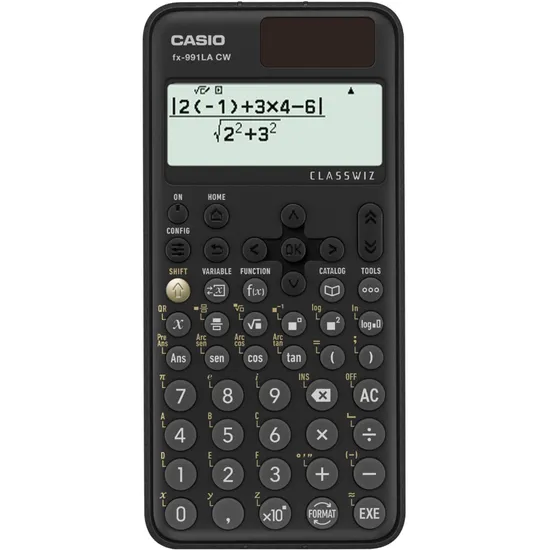 Calculadora Cientifica Casio FX-991LACW ClassWiz por 153,99 à vista no boleto/pix ou parcele em até 6x sem juros. Compre na loja Mundomax!