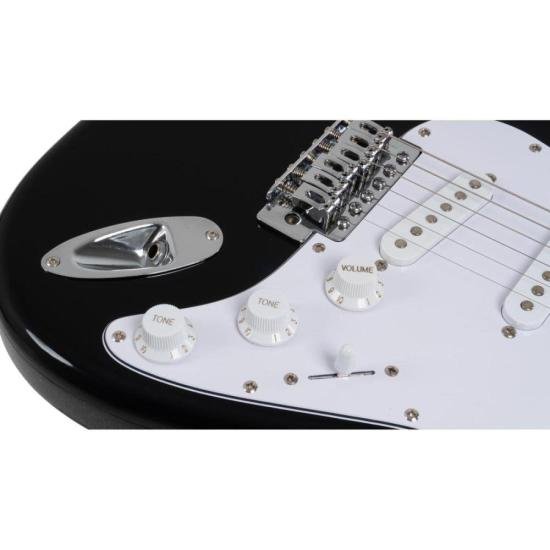 Guitarra Aria Pro II STG-003 Black por 1.075,00 à vista no boleto/pix ou parcele em até 12x sem juros. Compre na loja Mundomax!