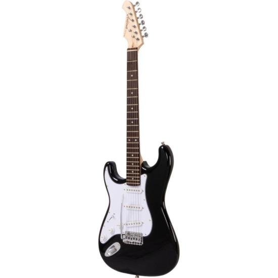 Guitarra Aria Pro II Série STG-003/M LH Black (canhoto) por 1.075,00 à vista no boleto/pix ou parcele em até 12x sem juros. Compre na loja Mundomax!
