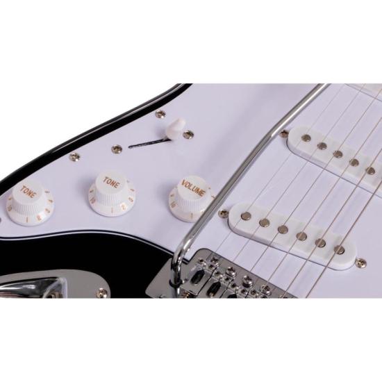 Guitarra Aria Pro II Série STG-003/M LH Black (canhoto) por 1.075,00 à vista no boleto/pix ou parcele em até 12x sem juros. Compre na loja Mundomax!