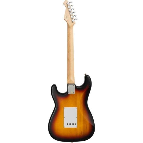 Guitarra Aria Pro II STG-003/SPL 3 Tone Sunburst por 1.075,00 à vista no boleto/pix ou parcele em até 12x sem juros. Compre na loja Mundomax!