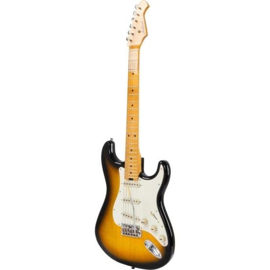 Guitarra Aria Pro II STG-57 2 Tone Sunburst por 2.903,00 à vista no boleto/pix ou parcele em até 12x sem juros. Compre na loja Mundomax!