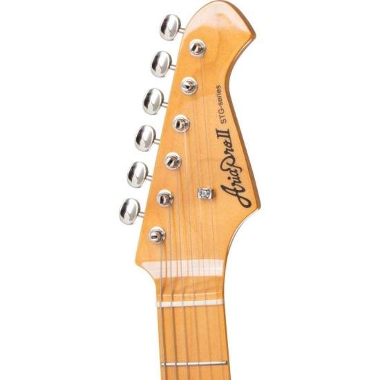 Guitarra Aria Pro II STG-57 Black por 2.903,00 à vista no boleto/pix ou parcele em até 12x sem juros. Compre na loja Mundomax!