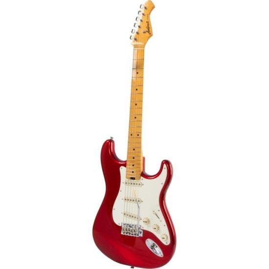 Guitarra Aria Pro II STG-57 Candy Apple Red por 2.903,00 à vista no boleto/pix ou parcele em até 12x sem juros. Compre na loja Mundomax!