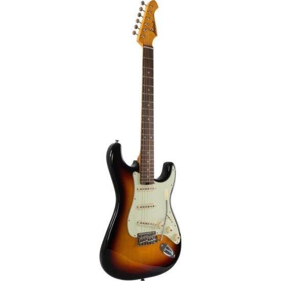 Guitarra Aria Pro II STG-62 3 Tone Sunburst por 2.903,00 à vista no boleto/pix ou parcele em até 12x sem juros. Compre na loja Mundomax!