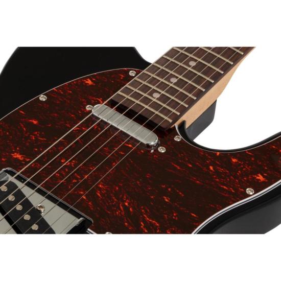 Guitarra Aria Pro II TEG-002 Black With Red Tortoise Pickguard por 1.505,00 à vista no boleto/pix ou parcele em até 12x sem juros. Compre na loja Mundomax!