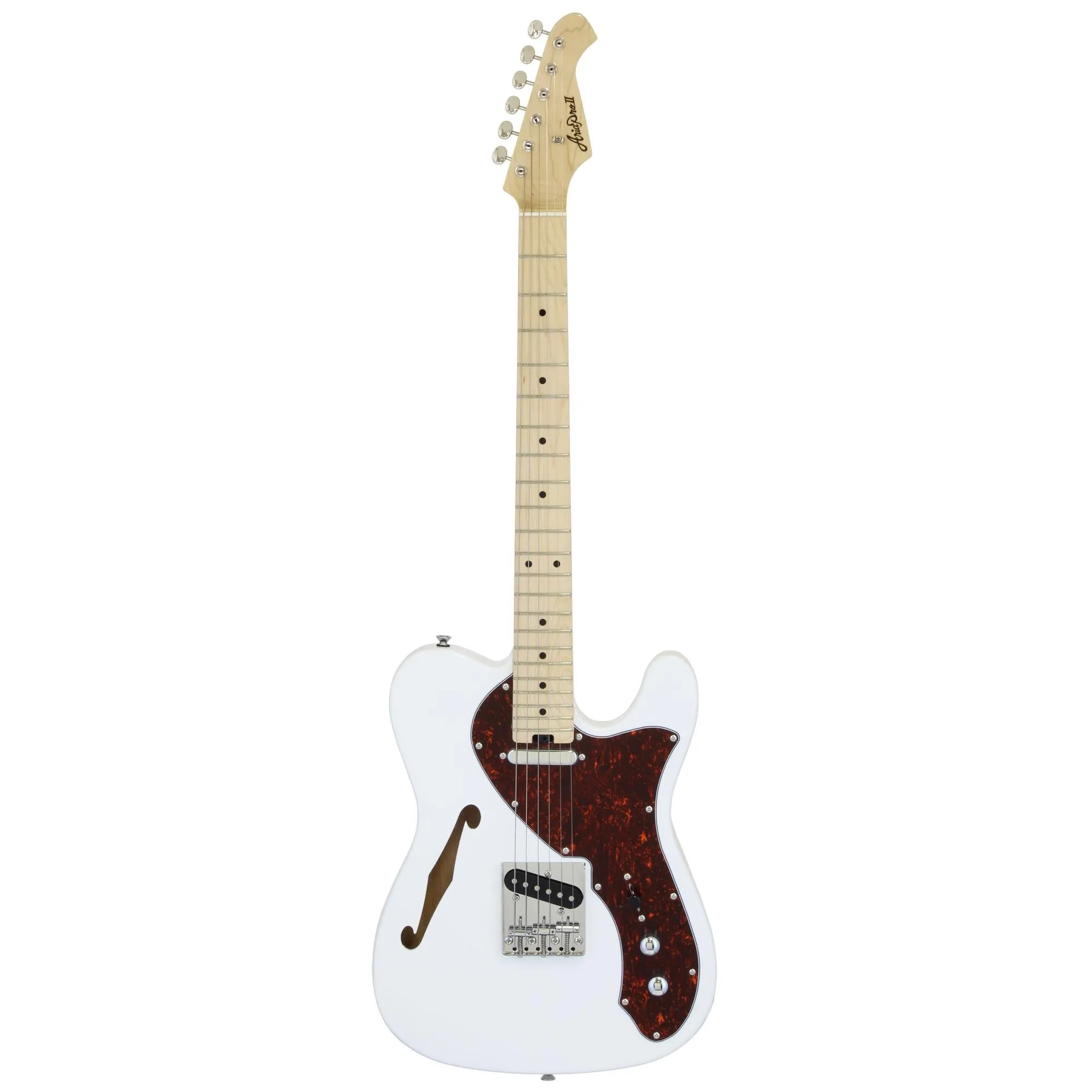 Guitarra Aria TEG-TL White Tortoise Pickguard por 2.689,00 à vista no boleto/pix ou parcele em até 12x sem juros. Compre na loja Mundomax!