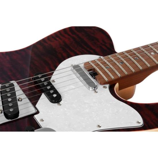 Guitarra Aria Pro II 615-MK2 Nashville Ruby Red por 3.118,00 à vista no boleto/pix ou parcele em até 12x sem juros. Compre na loja Mundomax!