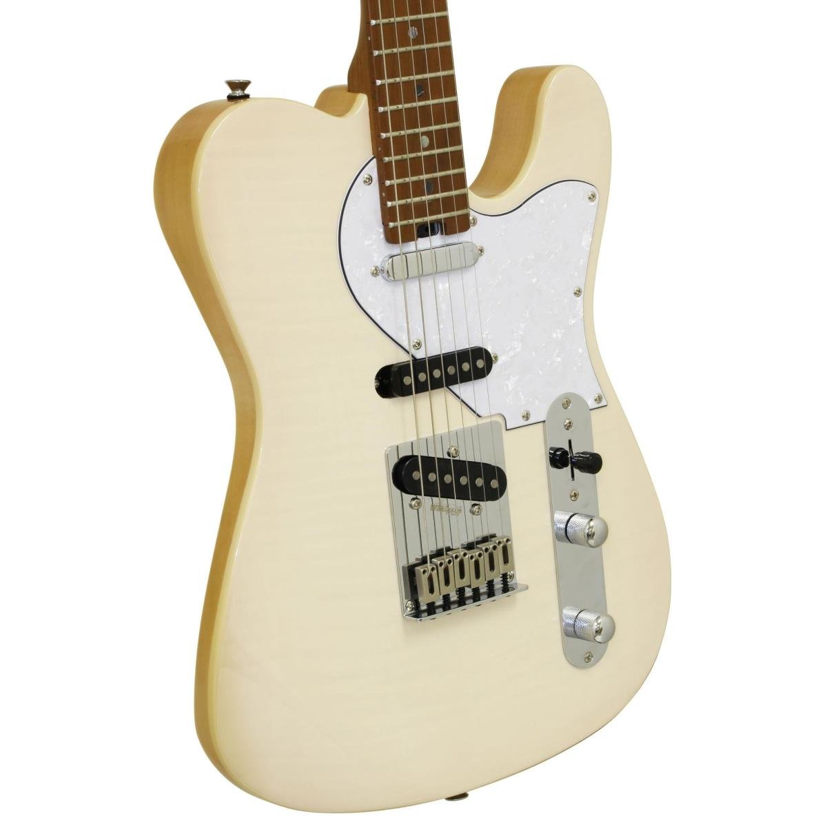 Guitarra Aria Pro II 615-MK2 Nashville Marble White - Mundomax