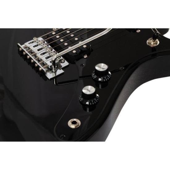 Guitarra Aria Pro II J-1 Black por 2.258,00 à vista no boleto/pix ou parcele em até 12x sem juros. Compre na loja Mundomax!
