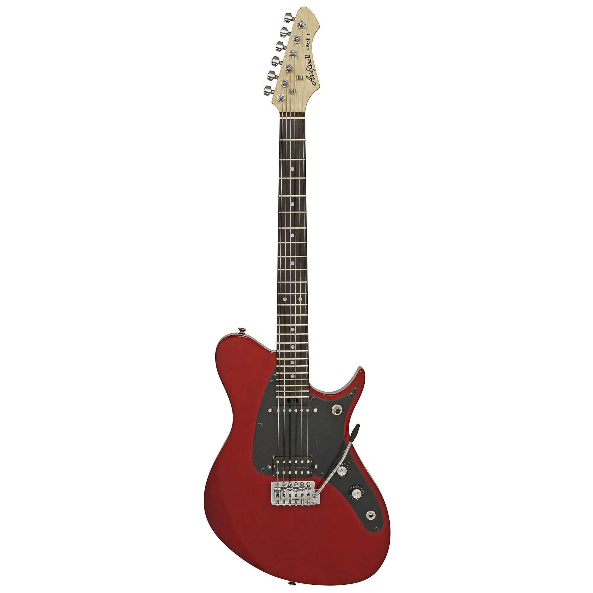 Guitarra Aria J-1 Candy Apple Red por 2.151,00 à vista no boleto/pix ou parcele em até 12x sem juros. Compre na loja Mundomax!