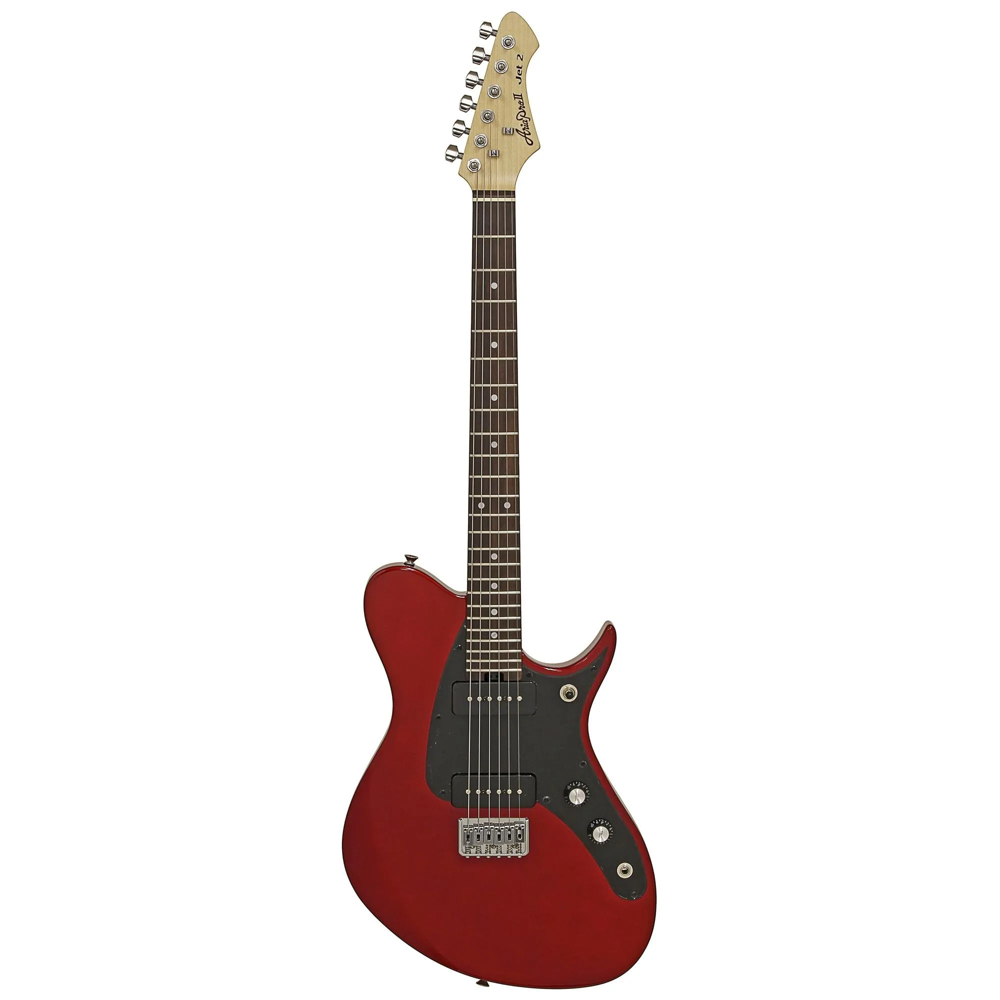 Guitarra Aria J-2 Candy Apple Red por 2.151,00 à vista no boleto/pix ou parcele em até 12x sem juros. Compre na loja Mundomax!