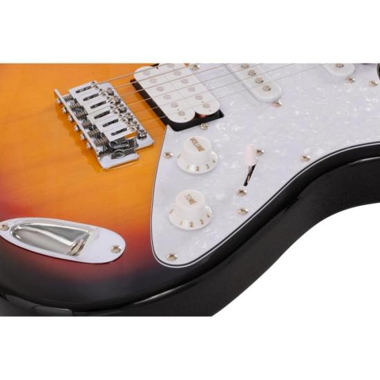 Guitarra Aria Pro II 714-STD Fullerton 3 Tone Sunburst por 1.183,00 à vista no boleto/pix ou parcele em até 12x sem juros. Compre na loja Mundomax!