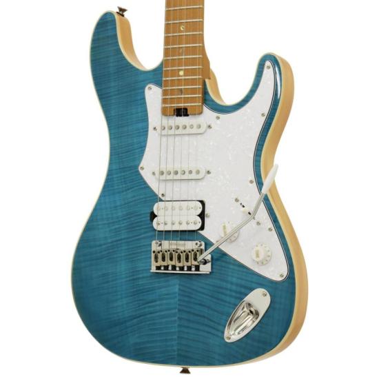 Aria proⅡ  Fullerton Guitarra Aria Pro II 714-MK2 Fullerton Turquoise Blue - Aria