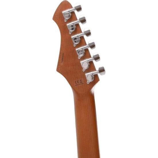 Guitarra Aria Pro II 714-MK2 Fullerton Marble White por 3.010,65 à vista no boleto/pix ou parcele em até 12x sem juros. Compre na loja Aria!