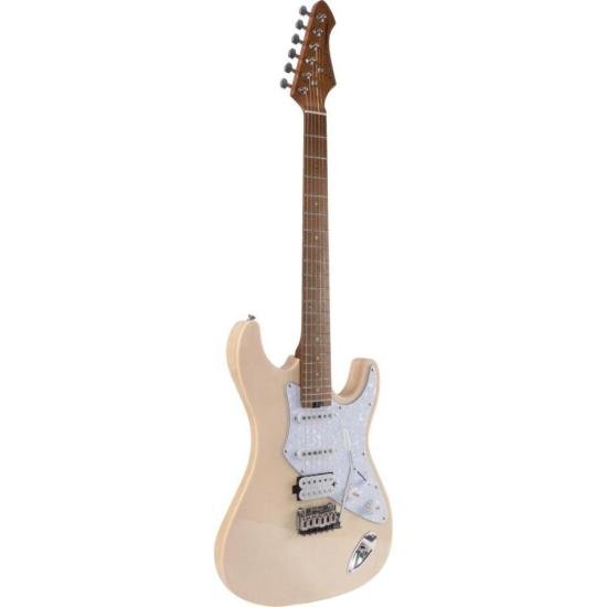 Guitarra Aria Pro II 714-MK2 Fullerton Marble White por 3.010,65 à vista no boleto/pix ou parcele em até 12x sem juros. Compre na loja Aria!