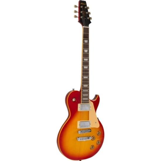Guitarra Aria Pro II PE-350STD Aged Cherry Sunburst por 3.011,00 à vista no boleto/pix ou parcele em até 12x sem juros. Compre na loja Mundomax!