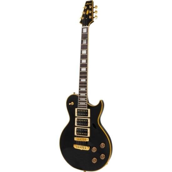 Guitarra Aria Pro II PE-350PF Aged Black por 3.118,17 à vista no boleto/pix ou parcele em até 12x sem juros. Compre na loja Aria!