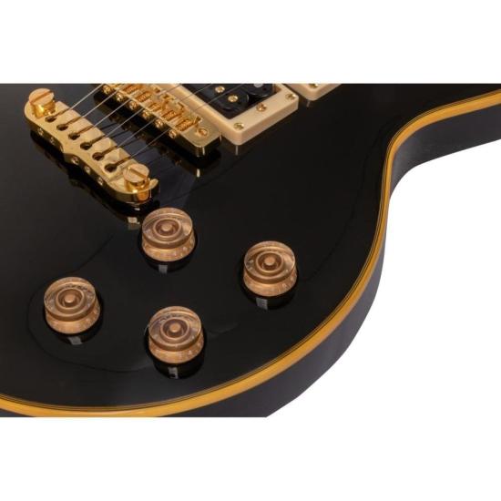 Guitarra Aria Pro II PE-350PF Aged Black por 3.118,17 à vista no boleto/pix ou parcele em até 12x sem juros. Compre na loja Aria!