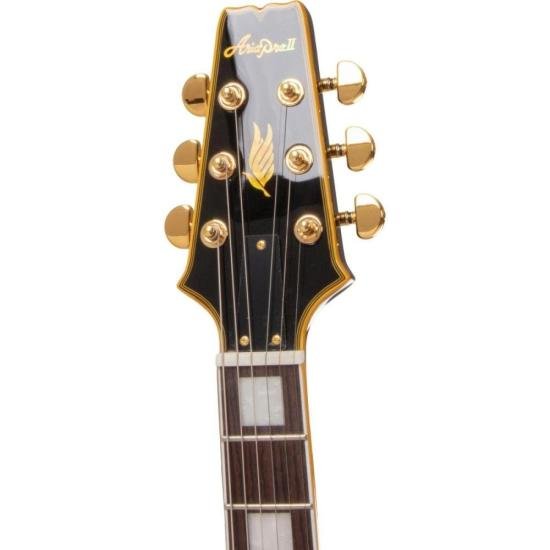 Guitarra Aria Pro II PE-350PF Aged Black por 3.118,17 à vista no boleto/pix ou parcele em até 12x sem juros. Compre na loja Aria!