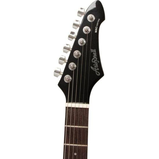 Guitarra Aria Pro II MAC-STD Metallic Black por 2.796,00 à vista no boleto/pix ou parcele em até 12x sem juros. Compre na loja Mundomax!