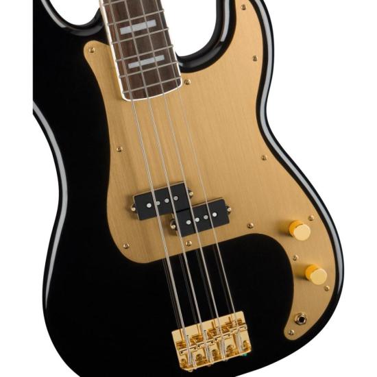 Contra Baixo Squier 40TH Anniversary Precison Bass Black por 6.450,99 à vista no boleto/pix ou parcele em até 12x sem juros. Compre na loja Mundomax!