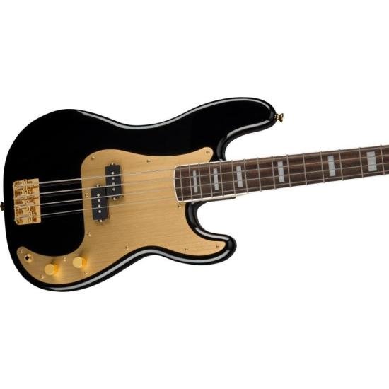 Contra Baixo Squier 40TH Anniversary Precison Bass Black por 6.450,99 à vista no boleto/pix ou parcele em até 12x sem juros. Compre na loja Mundomax!