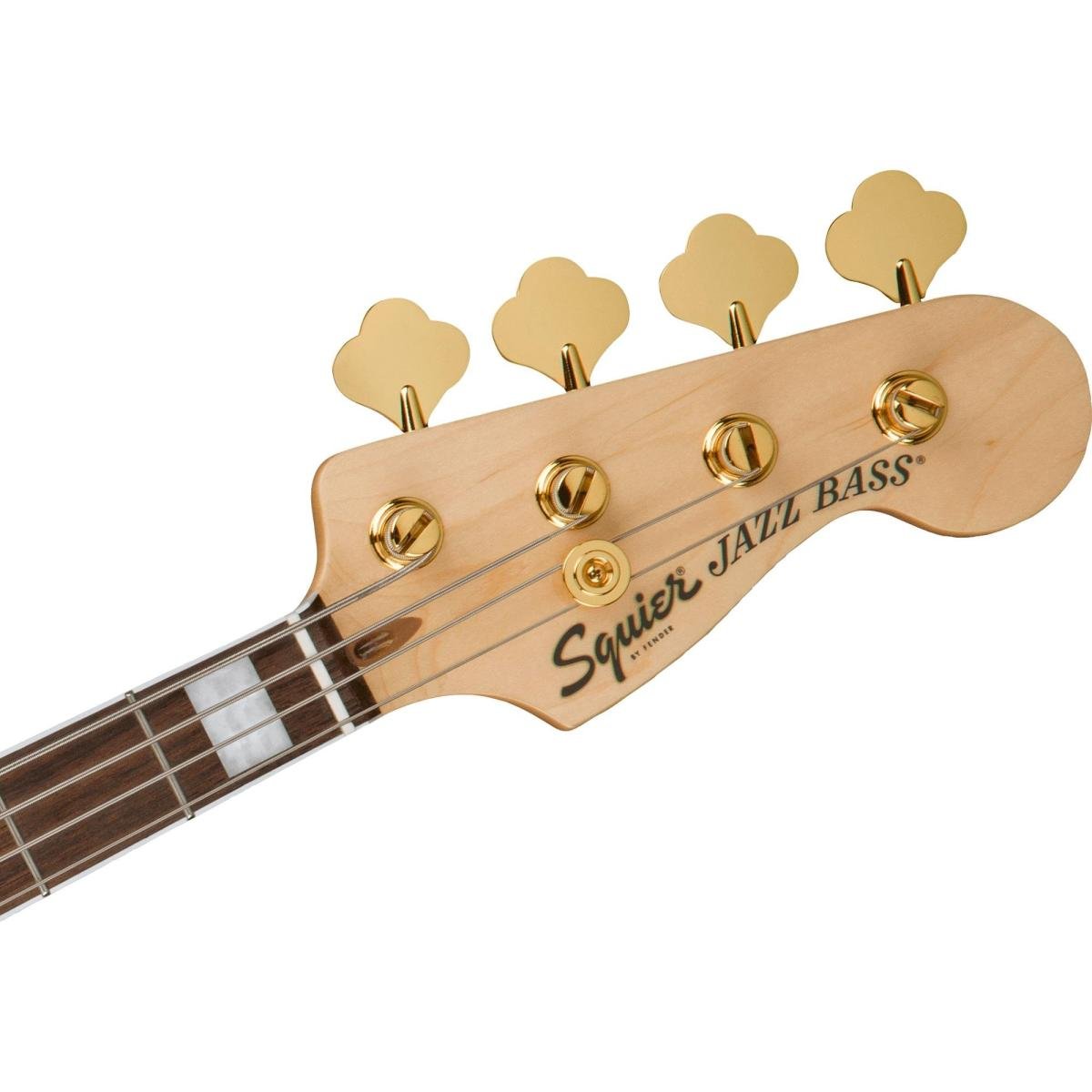 Contrabaixo Squier Jazz Bass Gold Edition Olympic White - Mundomax