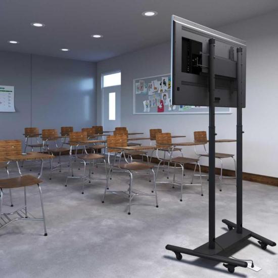 Pedestal Móvel Para TV 32-70\" UNIPRO-T2 Multivisão por 1.050,99 à vista no boleto/pix ou parcele em até 12x sem juros. Compre na loja Mundomax!