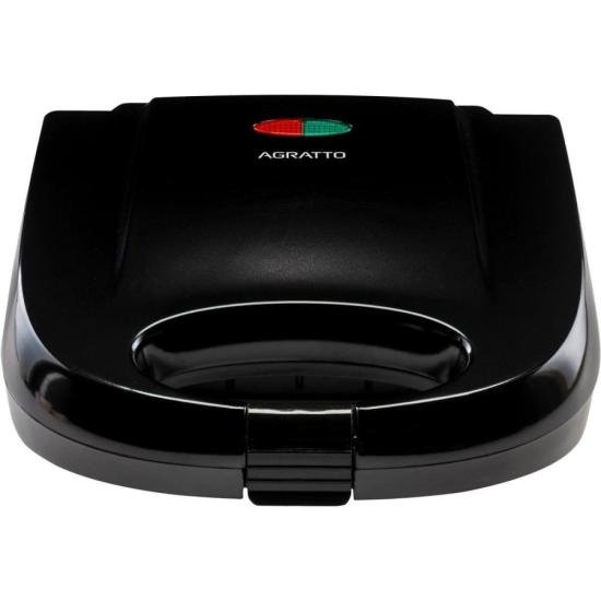 Máquina de Waffle Agratto Aroma Preto 127v por 134,99 à vista no boleto/pix ou parcele em até 5x sem juros. Compre na loja Mundomax!