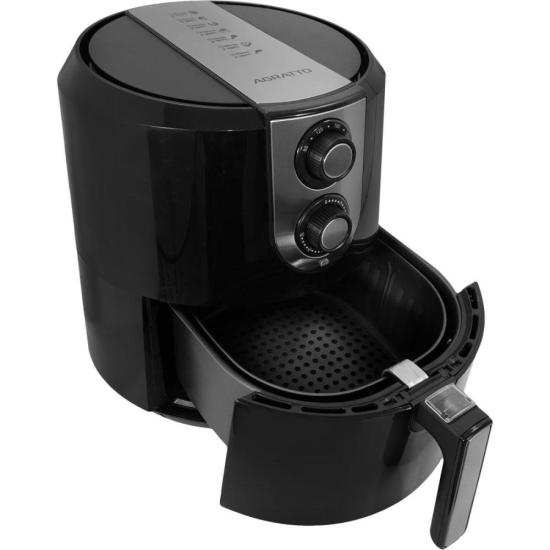 Fritadeira Air Fryer Agratto Supremma AFRM01l-01 6,2L Preta 127v por 643,99 à vista no boleto/pix ou parcele em até 10x sem juros. Compre na loja Mundomax!