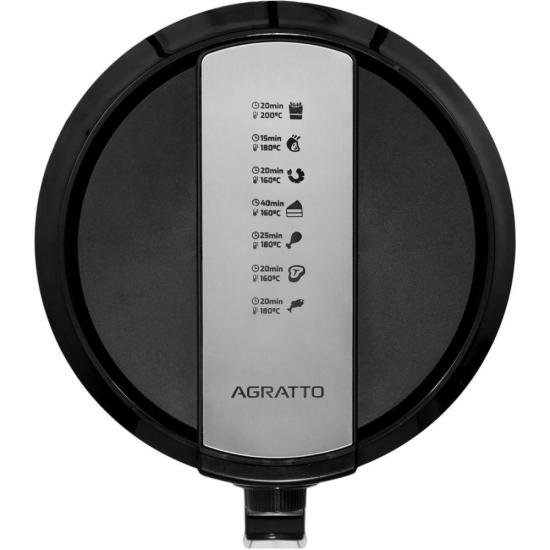 Fritadeira Air Fryer Agratto Supremma AFRM01l-01 6,2L Preta 127v por 643,99 à vista no boleto/pix ou parcele em até 10x sem juros. Compre na loja Mundomax!