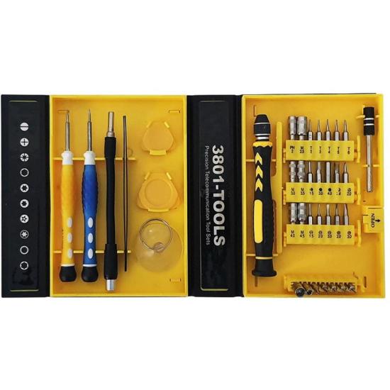 Jogo de Chaves de Fenda 38 Em 1 Imã Magnético KLTE-3801 Exbom por 55,00 à vista no boleto/pix ou parcele em até 2x sem juros. Compre na loja Mundomax!