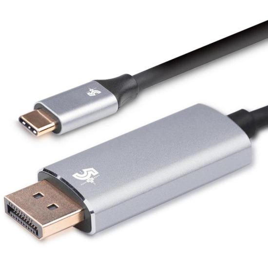Cabo Adaptador USB-C Para Dport Macho 4k 60hz 1.8m 5+ por 138,00 à vista no boleto/pix ou parcele em até 5x sem juros. Compre na loja Mundomax!
