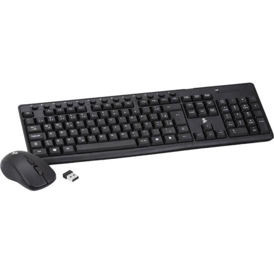 Kit Teclado e Mouse Sem Fio Office KW-500 2.4GHz Preto 5+ por 79,99 à vista no boleto/pix ou parcele em até 3x sem juros. Compre na loja Mundomax!