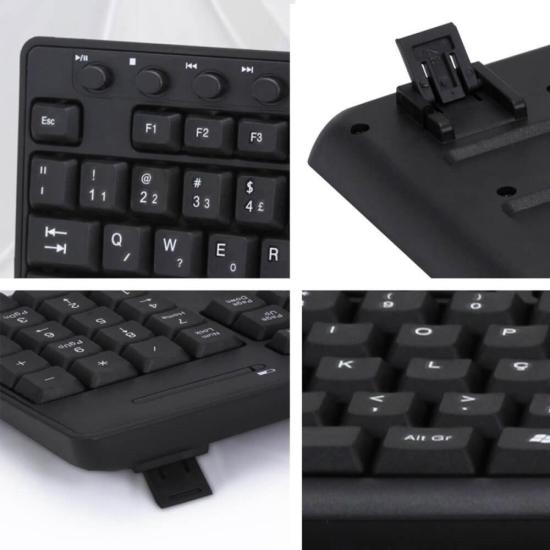 Kit Teclado e Mouse Sem Fio Office KW-500 2.4GHz Preto 5+ por 79,99 à vista no boleto/pix ou parcele em até 3x sem juros. Compre na loja Mundomax!