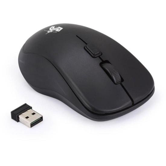 Mouse Sem Fio MW-500 Preto 5+ por 24,00 à vista no boleto/pix ou parcele em até 1x sem juros. Compre na loja Mundomax!