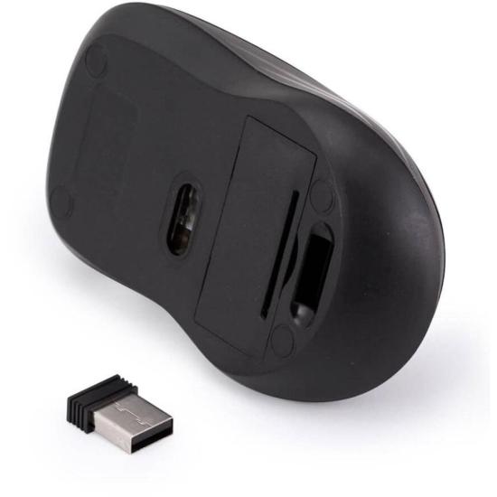 Mouse Sem Fio MW-500 Preto 5+ por 24,00 à vista no boleto/pix ou parcele em até 1x sem juros. Compre na loja Mundomax!