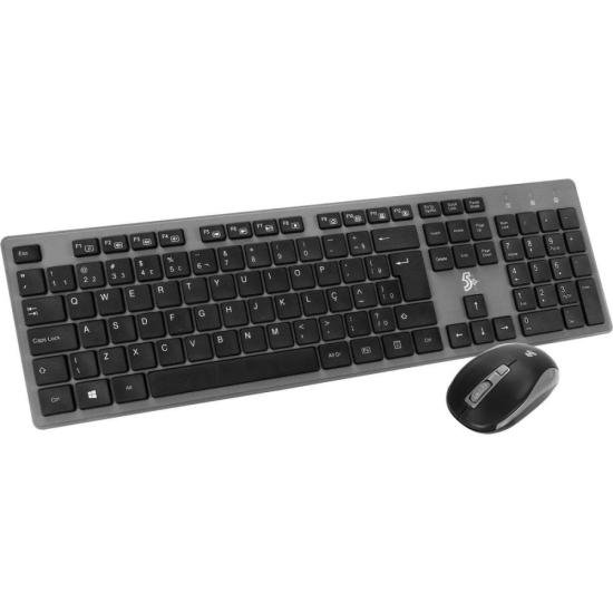 kit Teclado e Mouse Sem Fio Premium Preto 5+ por 115,99 à vista no boleto/pix ou parcele em até 4x sem juros. Compre na loja Mundomax!