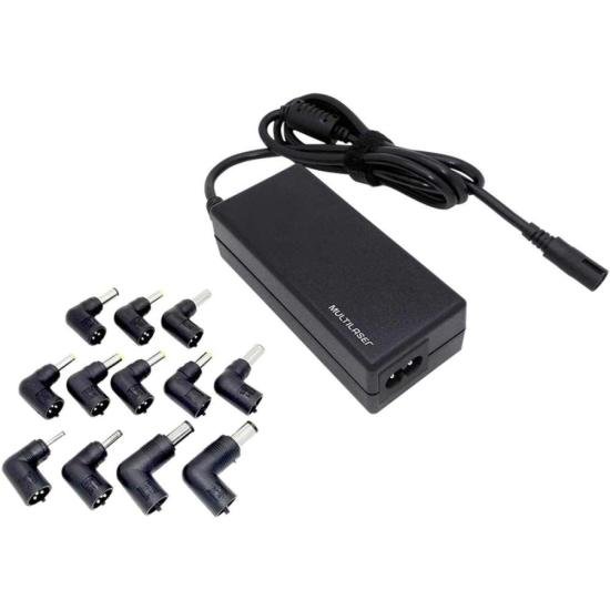 Fonte Universal Para Notebook Multilaser CB082 65W por 119,99 à vista no boleto/pix ou parcele em até 4x sem juros. Compre na loja Mundomax!