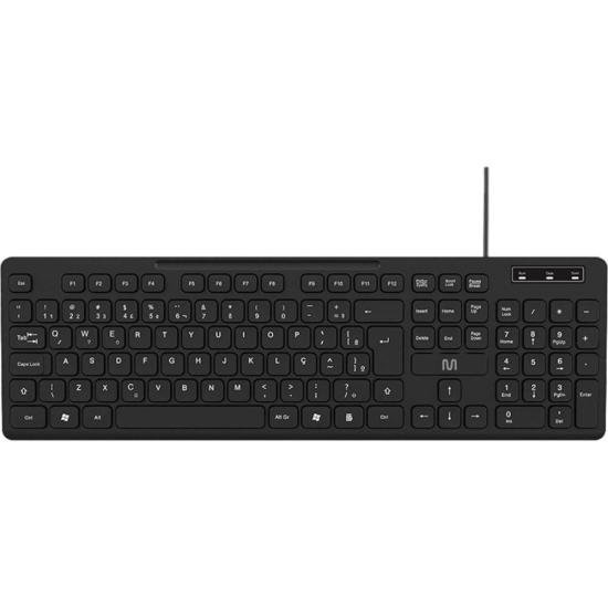 Teclado Multilaser TC144 Com Fio por 49,99 à vista no boleto/pix ou parcele em até 1x sem juros. Compre na loja Mundomax!