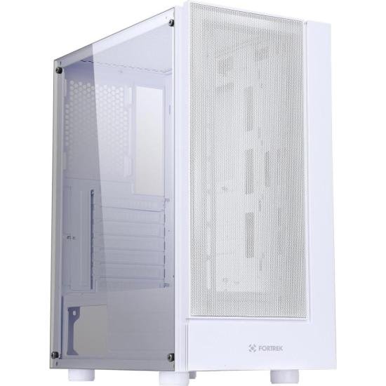 Gabinete Gamer Fortrek Cruiser Mid Tower RGB Branco por 355,00 à vista no boleto/pix ou parcele em até 10x sem juros. Compre na loja Mundomax!