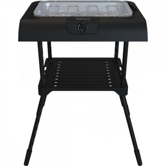 Churrasqueira Elétrica Agratto Mr.Cheff ACHP01N-01 Pedestal 127v por 236,99 à vista no boleto/pix ou parcele em até 9x sem juros. Compre na loja Mundomax!