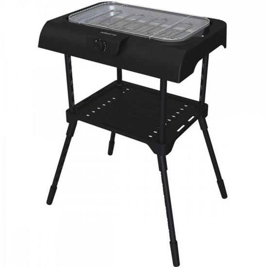 Churrasqueira Elétrica Agratto Mr.Cheff ACHP01N-01 Pedestal 127v por 236,99 à vista no boleto/pix ou parcele em até 9x sem juros. Compre na loja Mundomax!