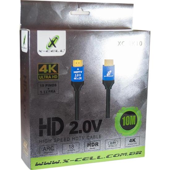 Cabo HDMI 2.0 4k 10m Flex Premium Preto por 72,99 à vista no boleto/pix ou parcele em até 2x sem juros. Compre na loja Mundomax!
