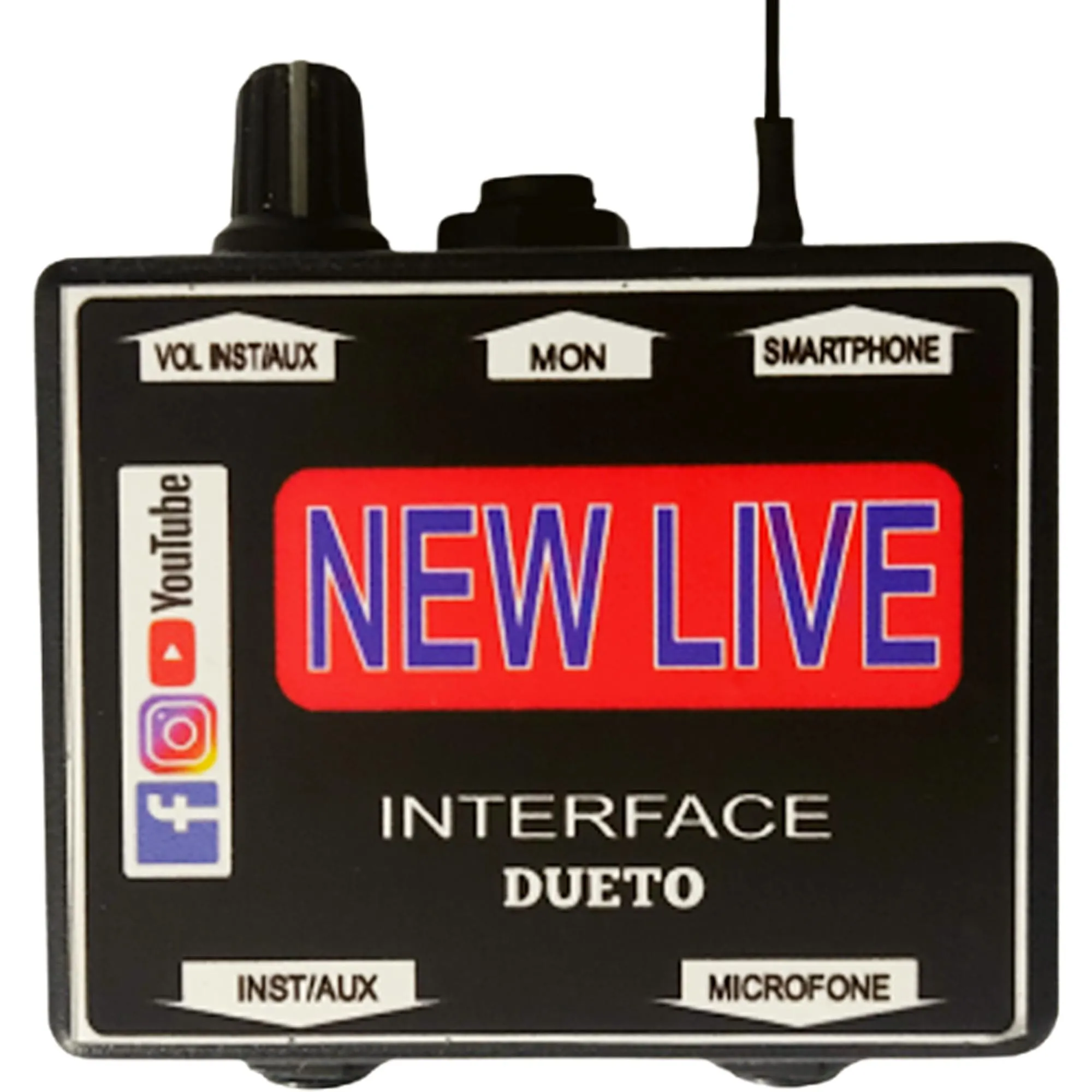 Interface De Áudio Para Gravação 2 Canais Dueto New Live (80328)
