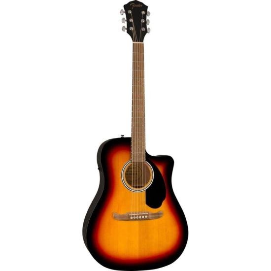 Violão Eletroacústico Fender Dreadnought FA-125CE Sunburst por 1.850,00 à vista no boleto/pix ou parcele em até 12x sem juros. Compre na loja Mundomax!