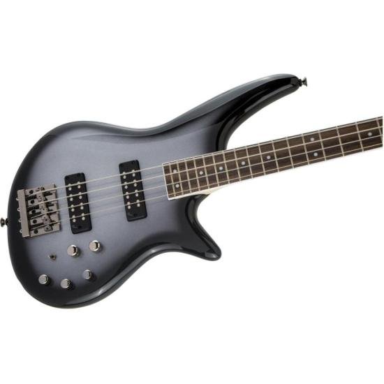 Contrabaixo Jackson JS3 Spectra Bass JS Series Silverburst por 3.999,00 à vista no boleto/pix ou parcele em até 12x sem juros. Compre na loja Mundomax!