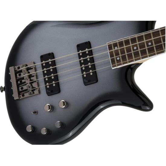 Contrabaixo Jackson JS3 Spectra Bass JS Series Silverburst por 3.999,00 à vista no boleto/pix ou parcele em até 12x sem juros. Compre na loja Mundomax!